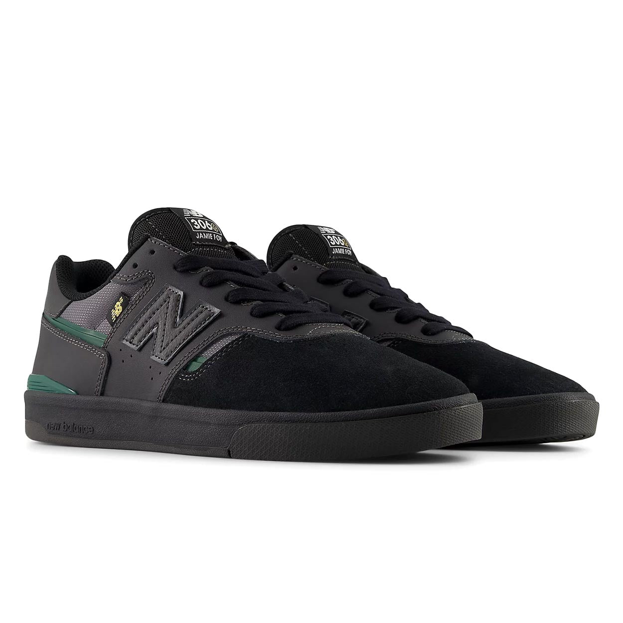 New Balance Numeric 306 Jamie Foy Cup Skate Shoes - Black/Nightwatch Green - Mens Skate Shoes by New Balance Numeric