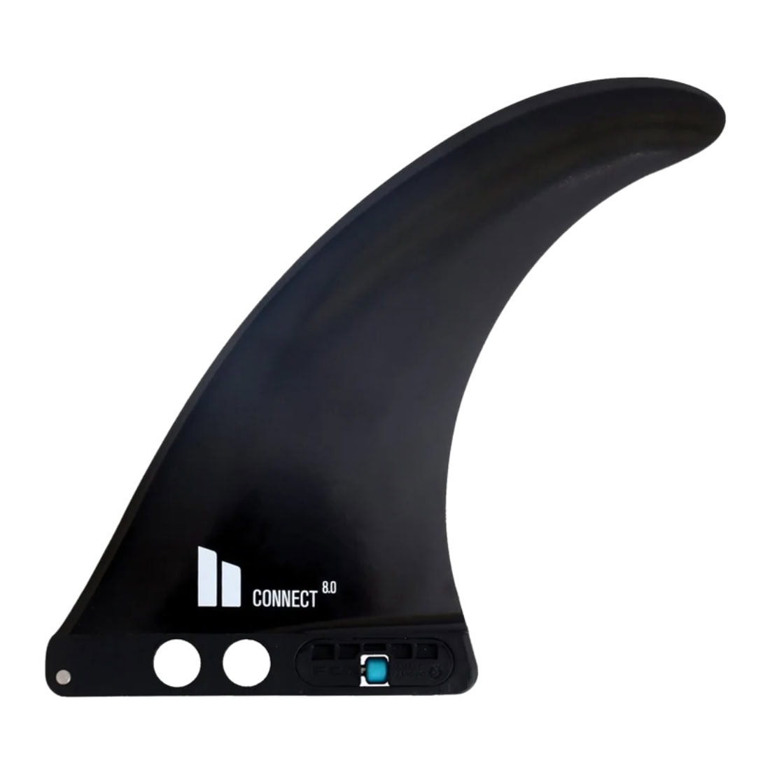 FCS II Connect GF 8" Single Fin - Black - Longboard/Single Fin by FCS 8 inch