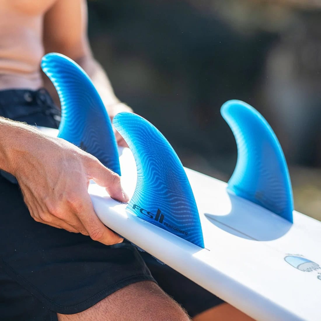 FCS II Large Performer Neo Glass Thruster Fins - Pacific - FCS II Fins by FCS Large Fins