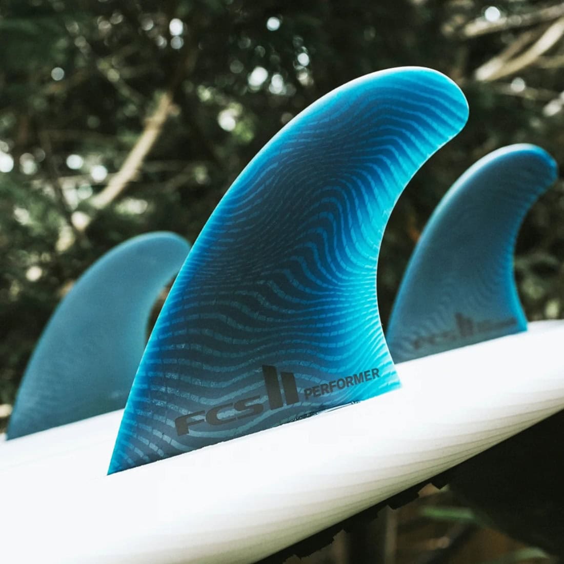 FCS II Medium Performer Neo Glass Thruster Fins - Pacific - FCS II Fins by FCS Medium Fins