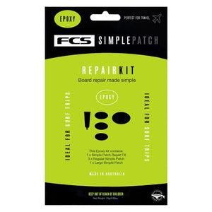 FCS Simple Patch Repair Kit - Epoxy - Clear - Epoxy Resin Surfboard Repair by FCS 15g/0.53oz