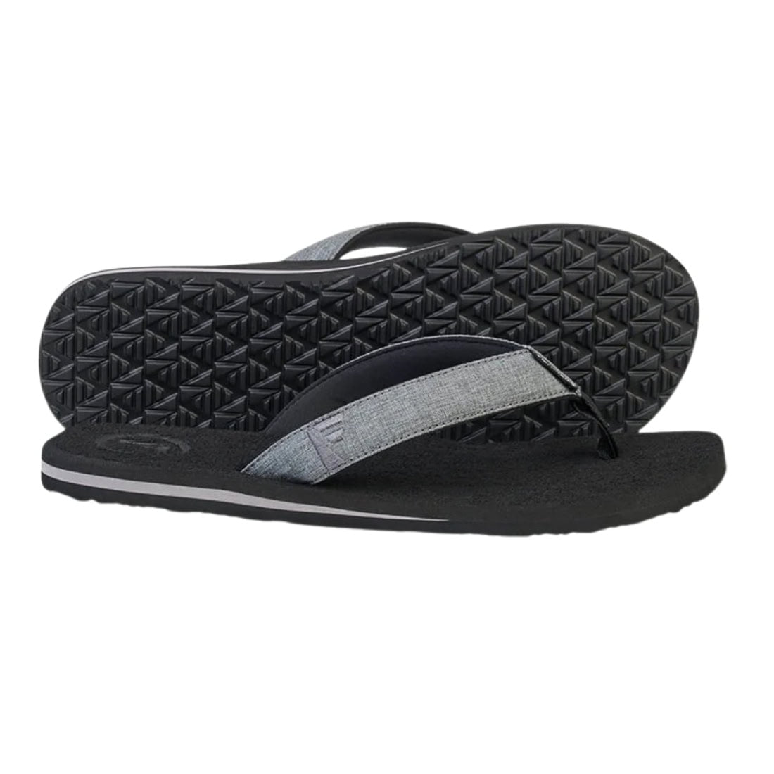 Foamlife Sharrp Flip Flop Sandals - Black - Mens Flip Flops by FoamLife