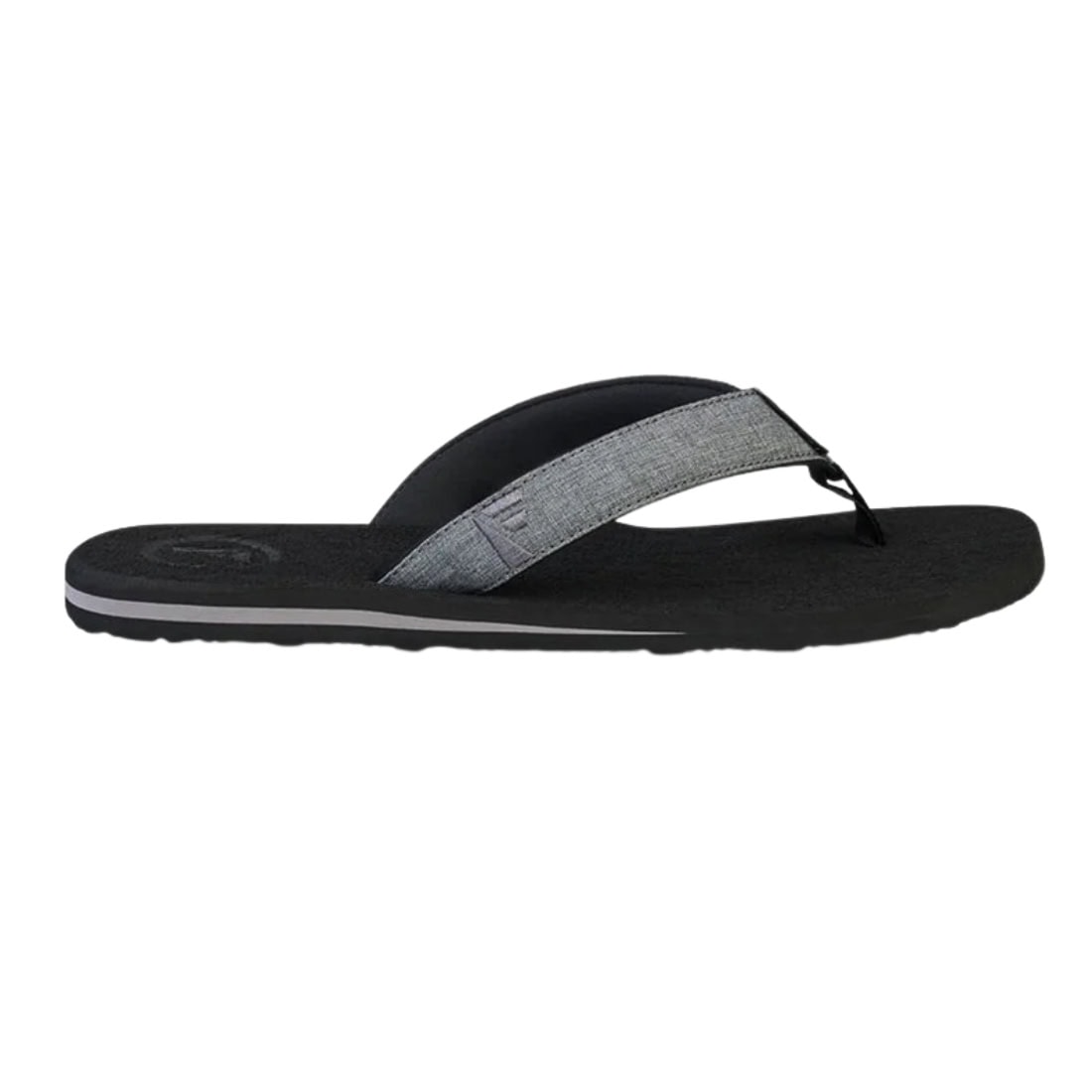 Foamlife Sharrp Flip Flop Sandals - Black - Mens Flip Flops by FoamLife