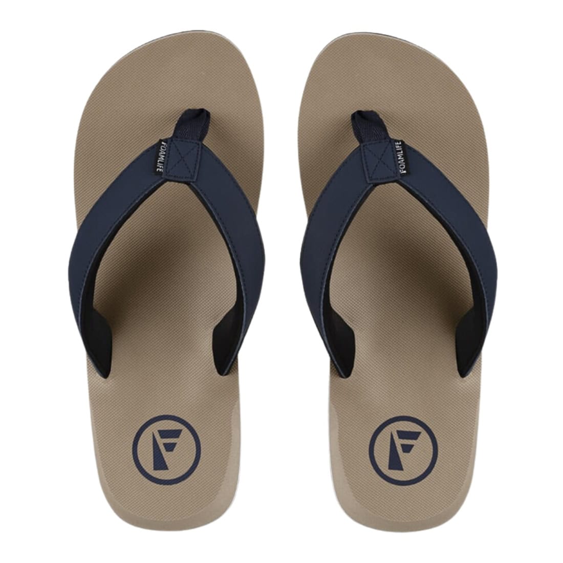 Foamlife Traa Flip Flops - Putty - Mens Flip Flops by FoamLife