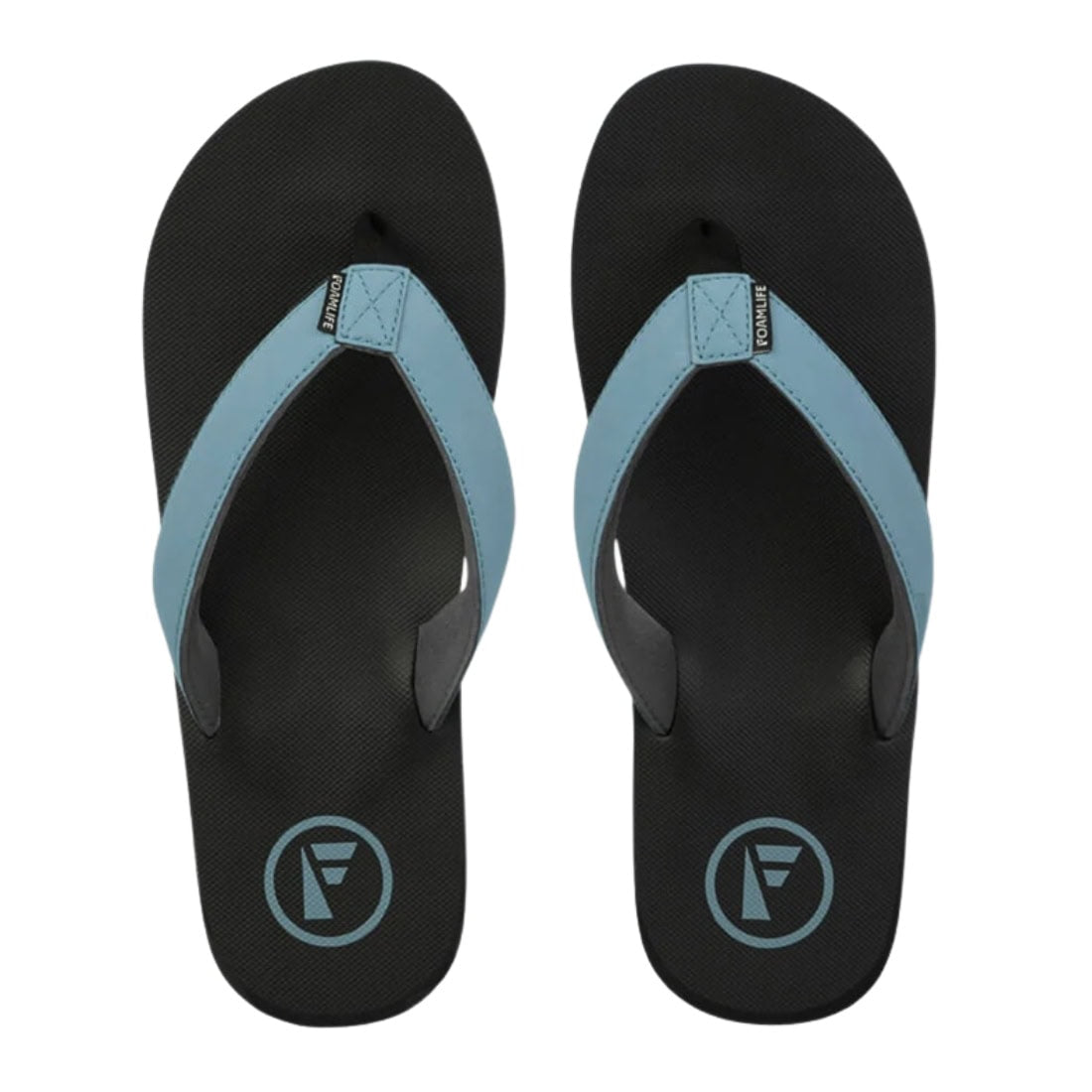 Foamlife Traa-SC Flip Flops - Steel Blue - Mens Flip Flops by FoamLife