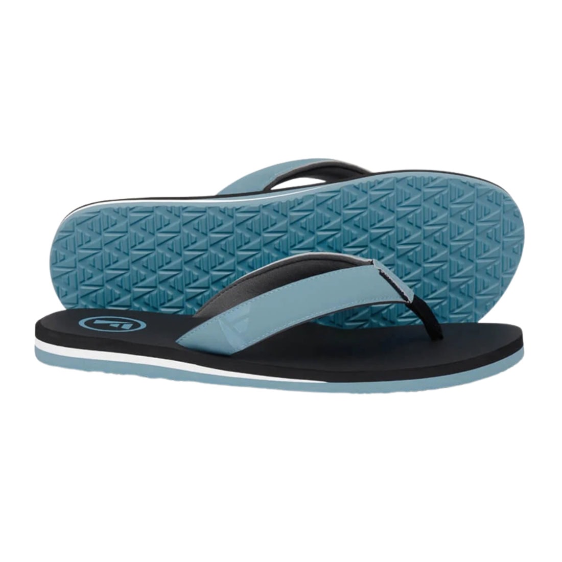 Foamlife Traa-SC Flip Flops - Steel Blue - Mens Flip Flops by FoamLife