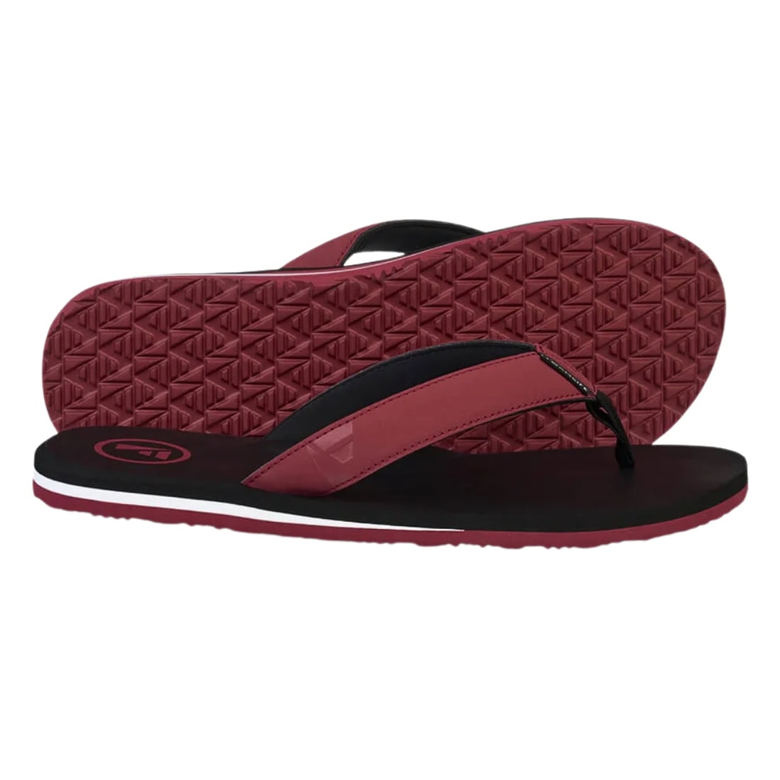 Foamlife Traa-SC Flip Flop Sandals - Clay Red - Mens Flip Flops by FoamLife