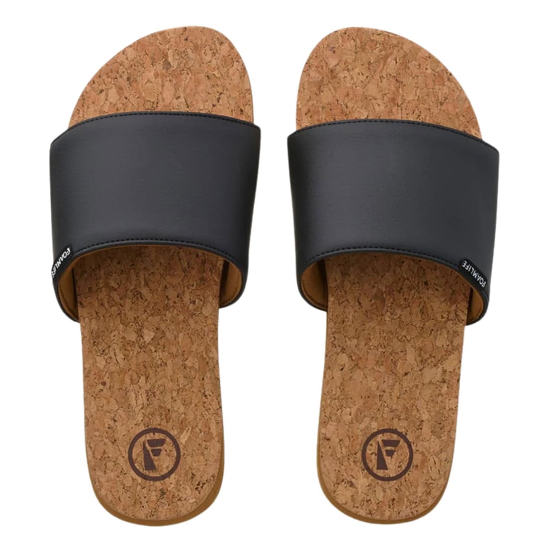 Foamlife Womens Goldie Slider Sandals - Latte Brown - Womens Flip Flops by FoamLife