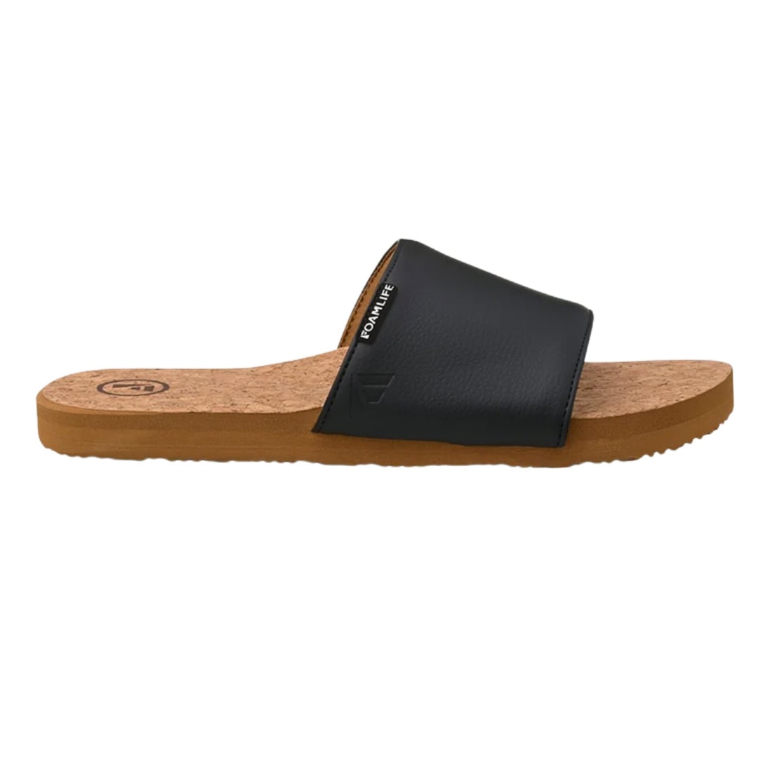 Foamlife Womens Goldie Slider Sandals - Latte Brown - Womens Flip Flops by FoamLife