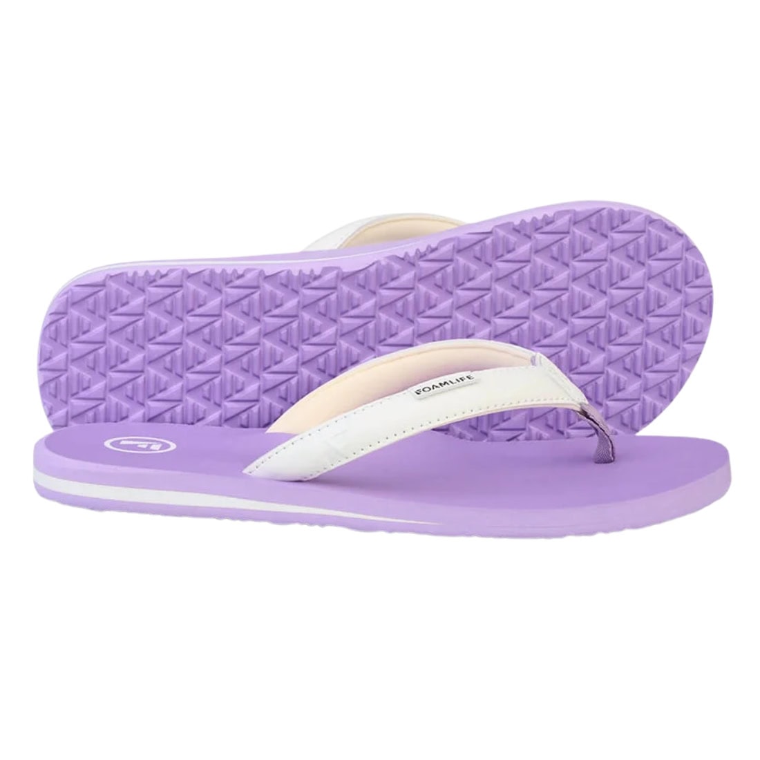 Foamlife Womens Lixi Flip Flop Sandals - Lilac - Womens Flip Flops by FoamLife