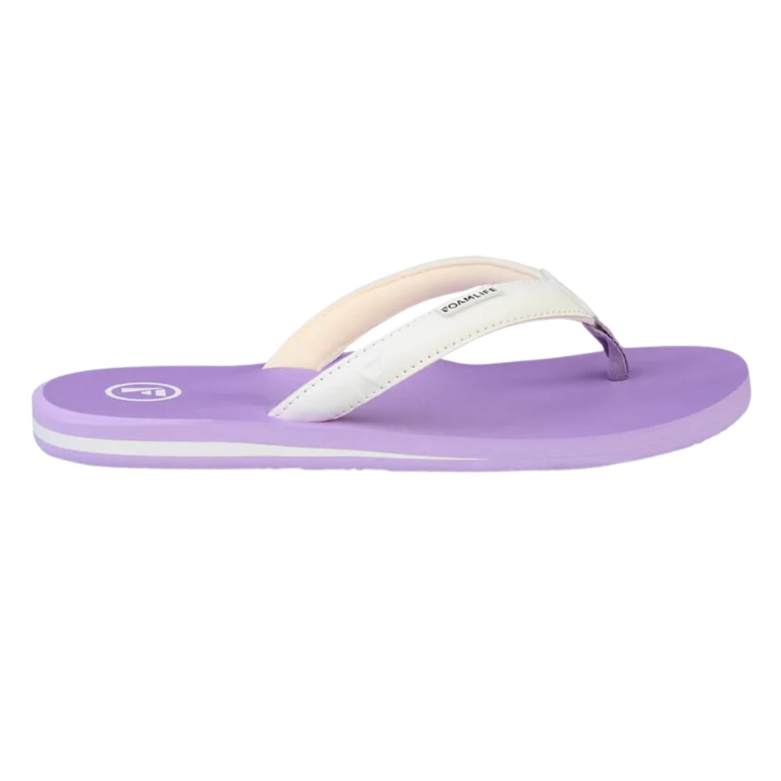 Foamlife Womens Lixi Flip Flop Sandals - Lilac - Womens Flip Flops by FoamLife