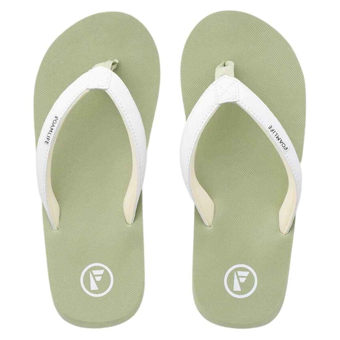 Foamlife Womens Lixi SC Flip Flop Sandals - Sage Green - Womens Flip Flops by FoamLife
