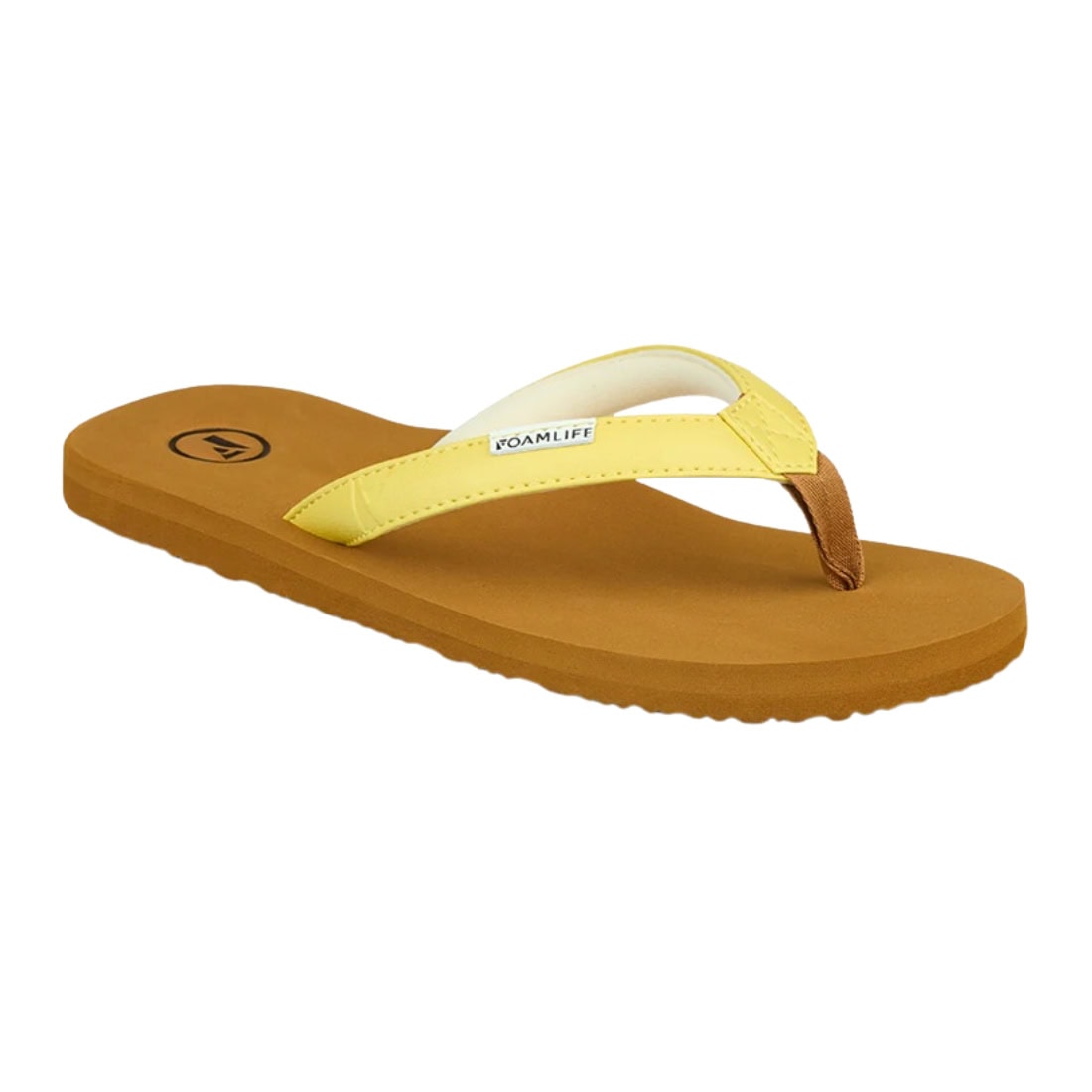 Foamlife Womens Seales-SC Flip Flops - Sunkiss Yellow - Womens Flip Flops by FoamLife