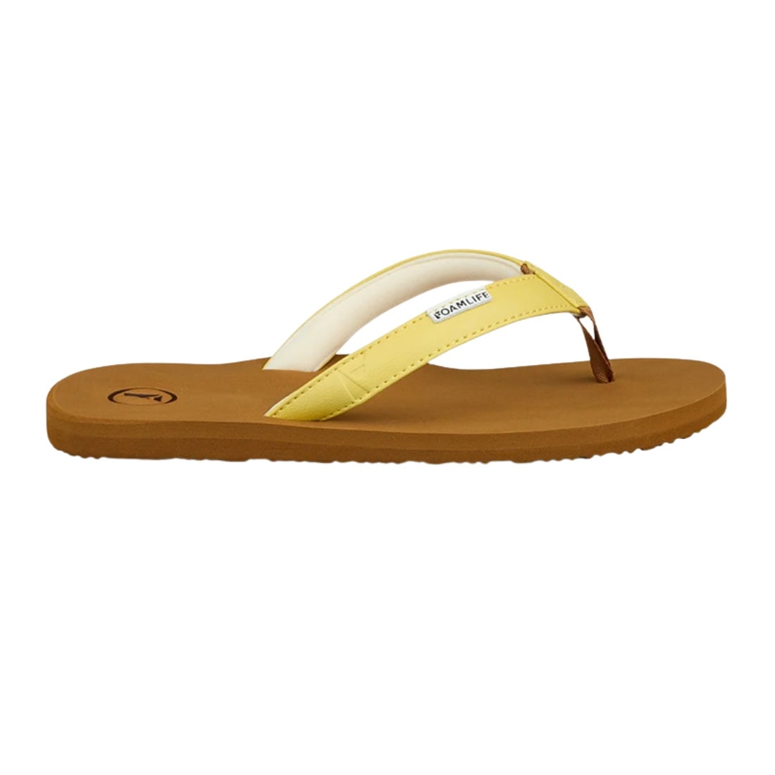 Foamlife Womens Seales-SC Flip Flops - Sunkiss Yellow - Womens Flip Flops by FoamLife