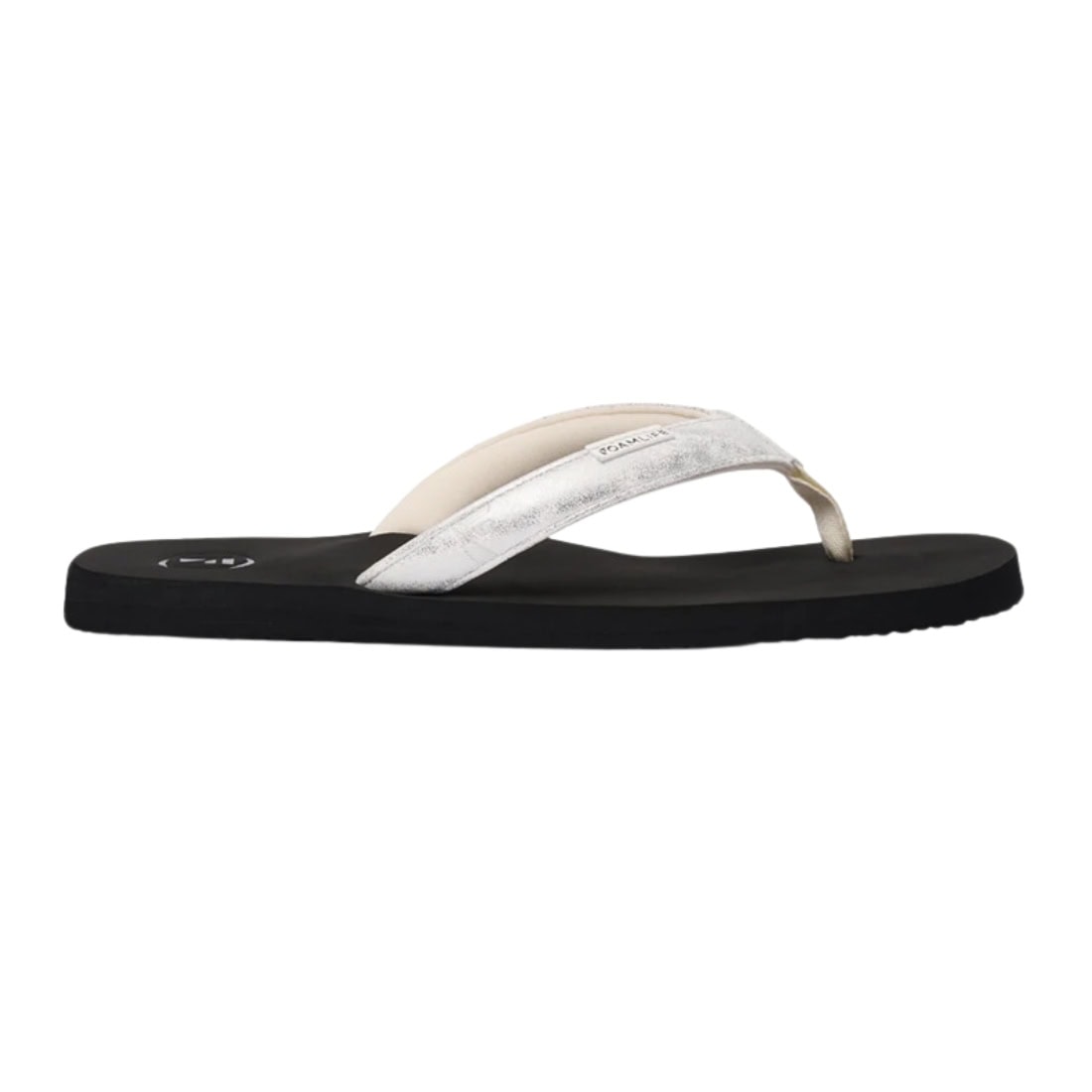 Foamlife Zaluna Womens Flip Flops - Black - Womens Flip Flops by FoamLife