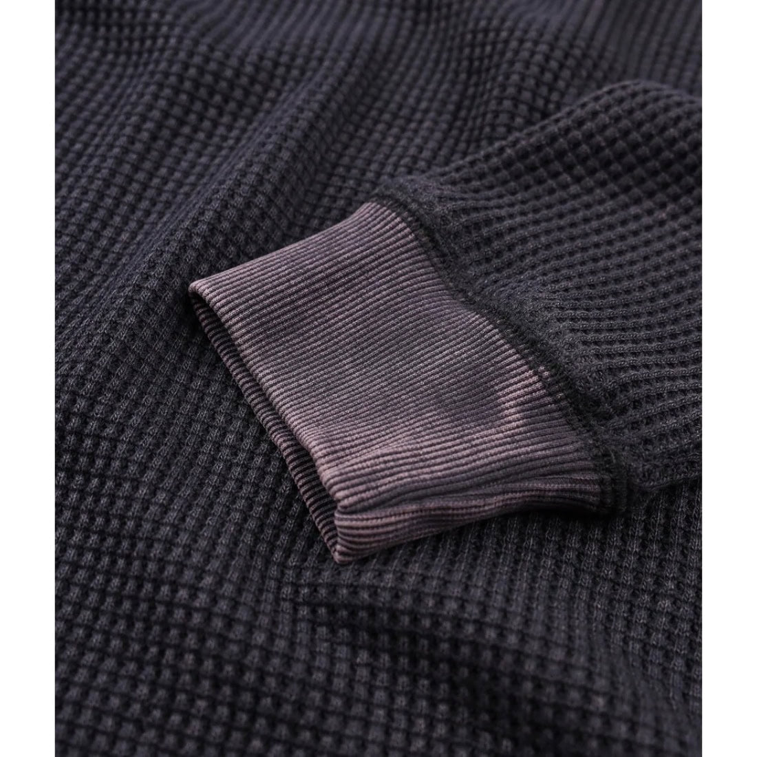 Former Austyn Gillette Acid Waffle Longsleeve - Acid Black - Mens Crew Neck Sweatshirt by Former
