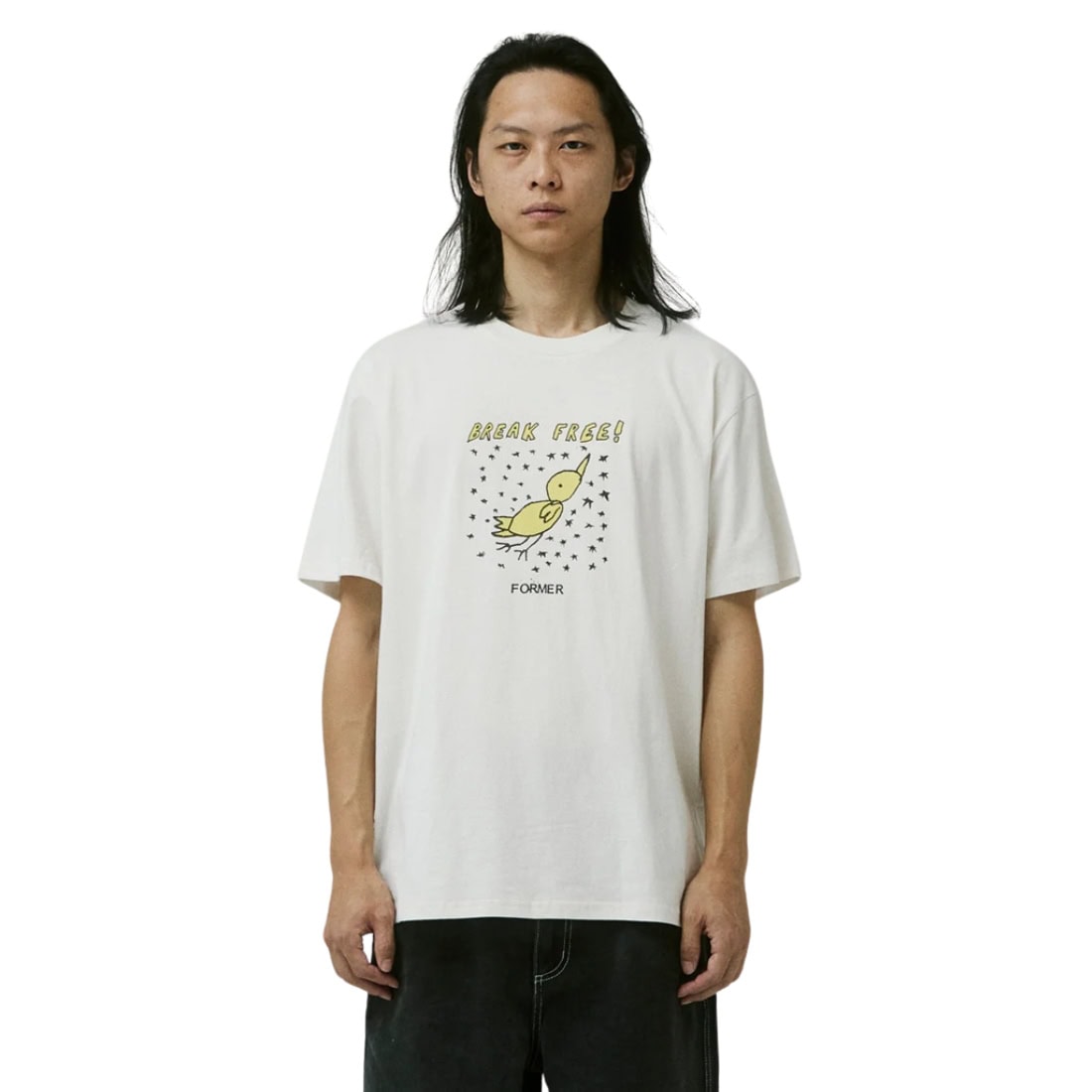 Former Break Free T-Shirt - Bone - Mens Graphic T-Shirt by Former