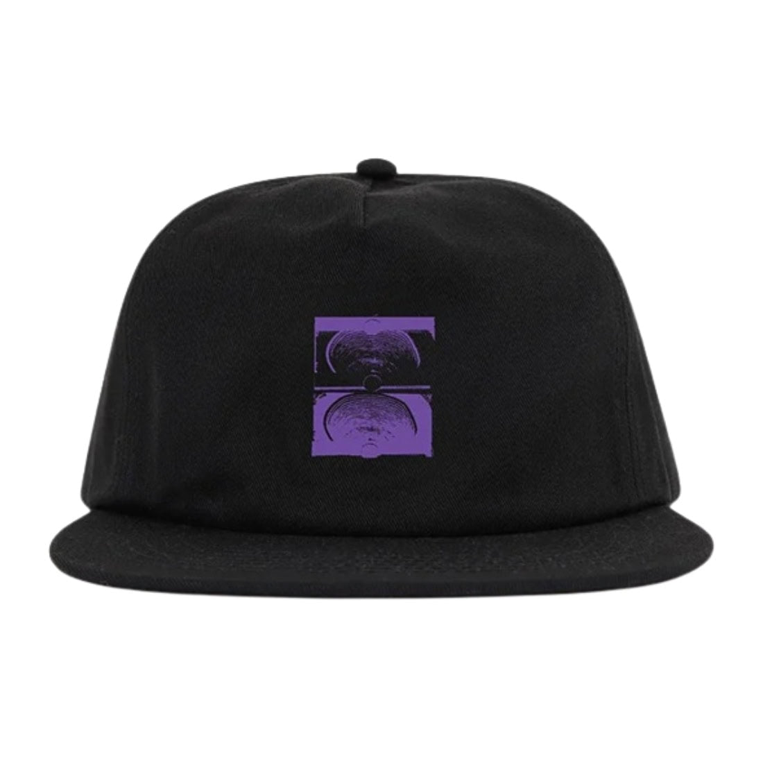 Former Crux Cap - Black/Purple - Strapback Cap by Former One Size