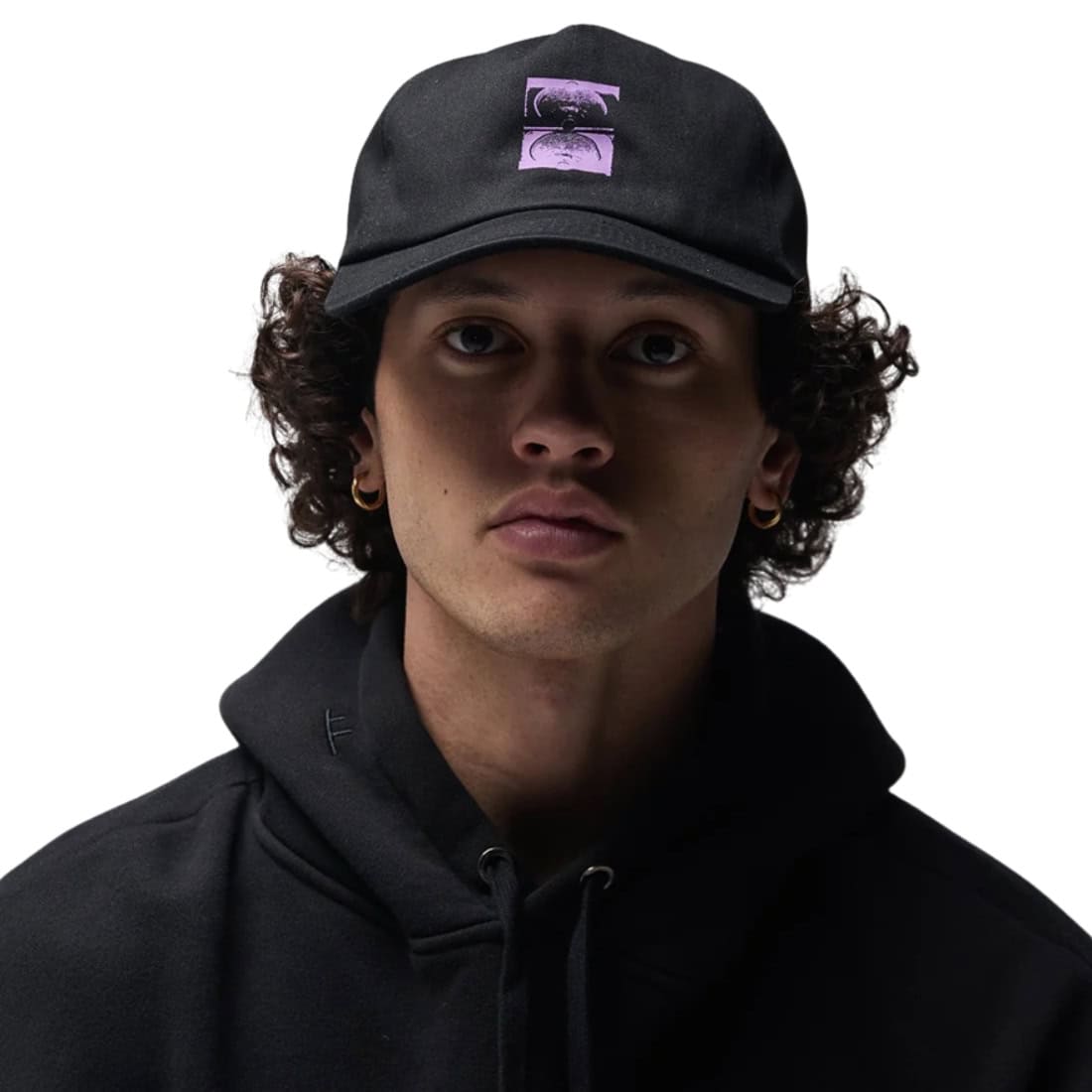Former Crux Cap - Black/Purple - Strapback Cap by Former One Size