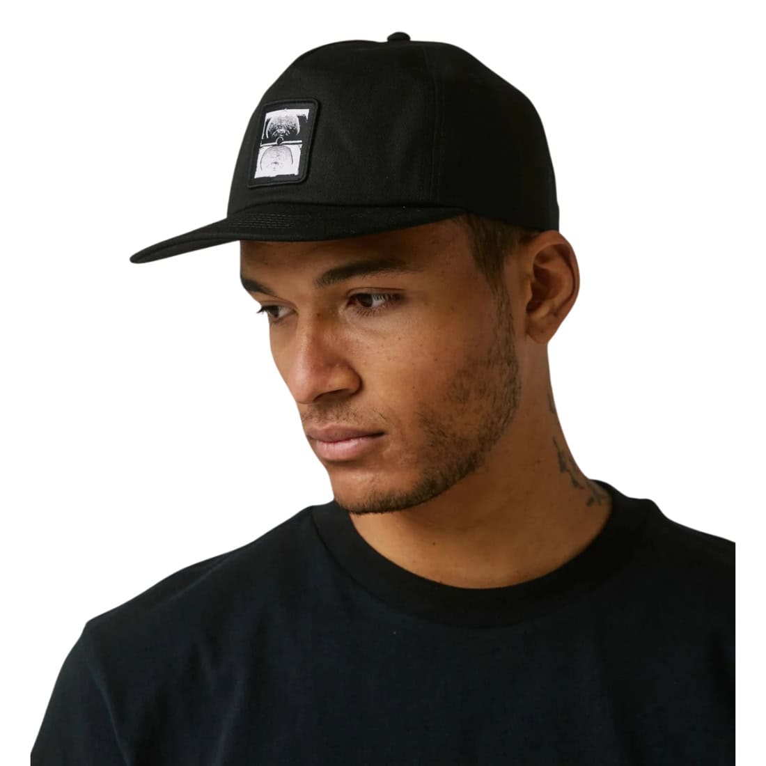 Former Crux Patch Cap - Black - Snapback Cap by Former One Size