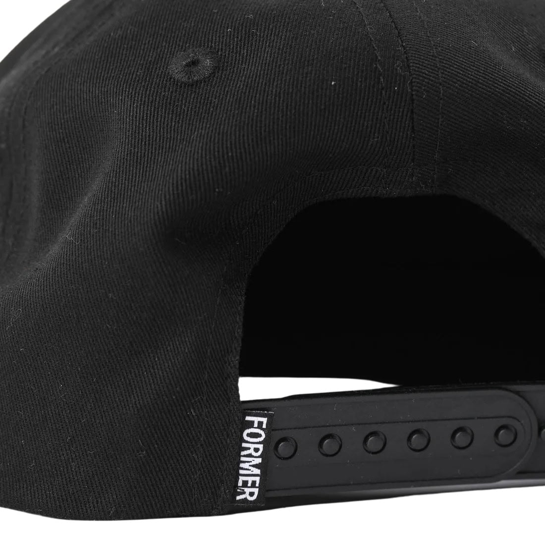 Former Crux Patch Cap - Black - Snapback Cap by Former One Size