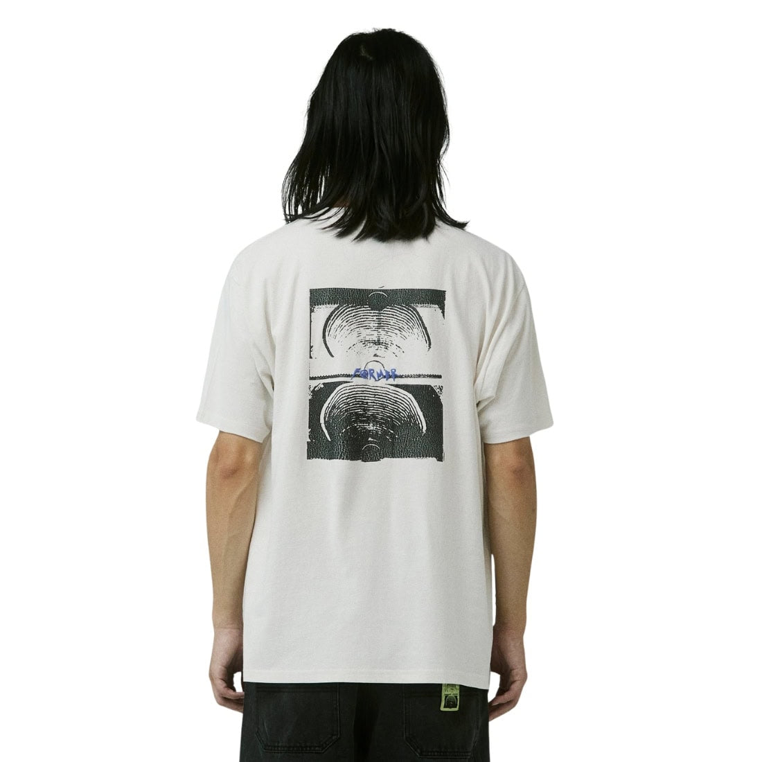 Former Droid Crux T-Shirt - Bone - Mens Graphic T-Shirt by Former