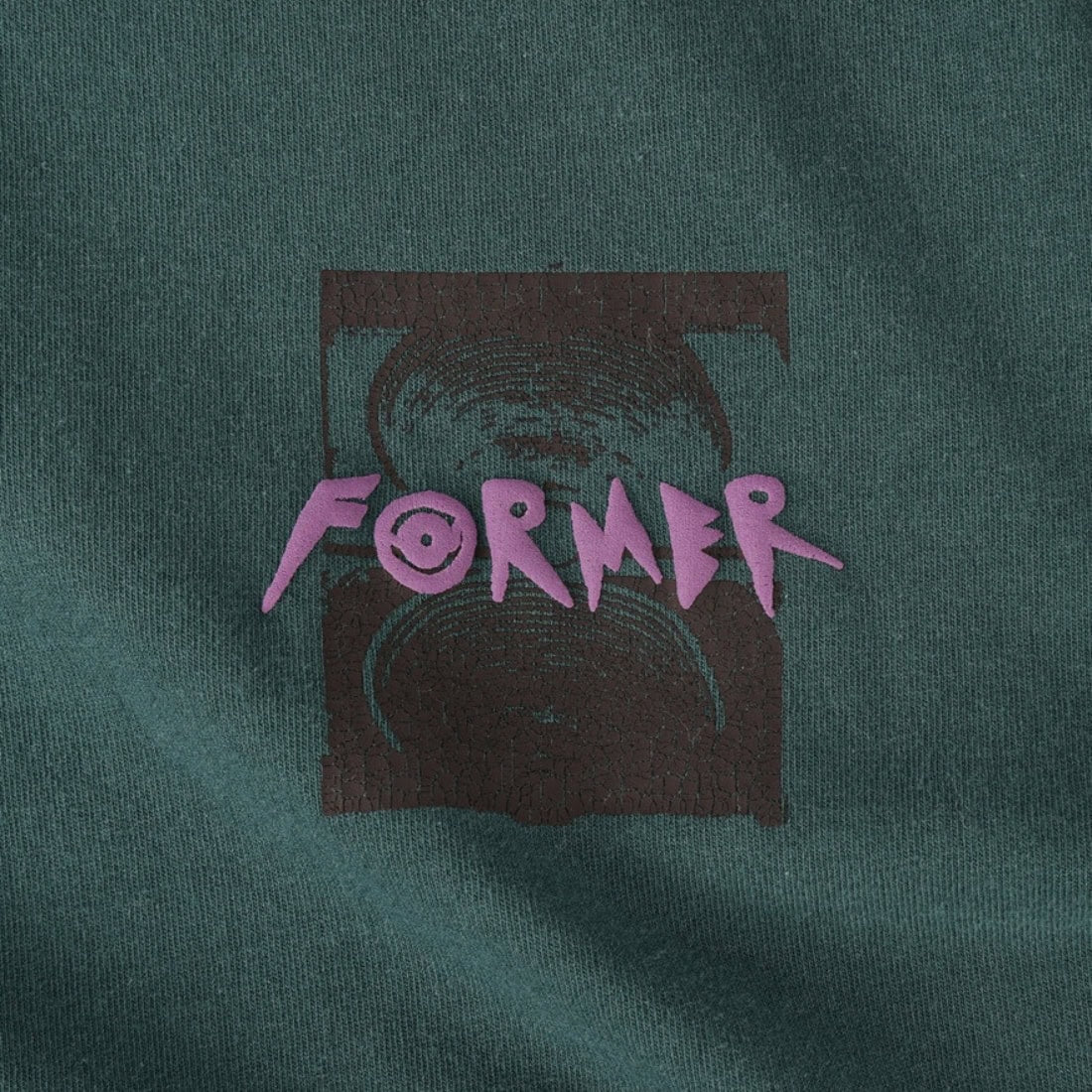 Former Droid Crux T-Shirt - Petrol - Mens Graphic T-Shirt by Former