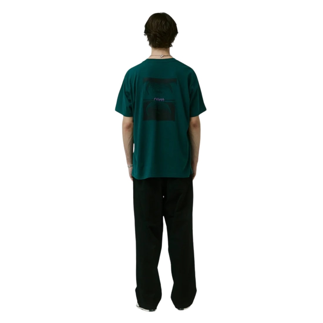 Former Droid Crux T-Shirt - Petrol - Mens Graphic T-Shirt by Former
