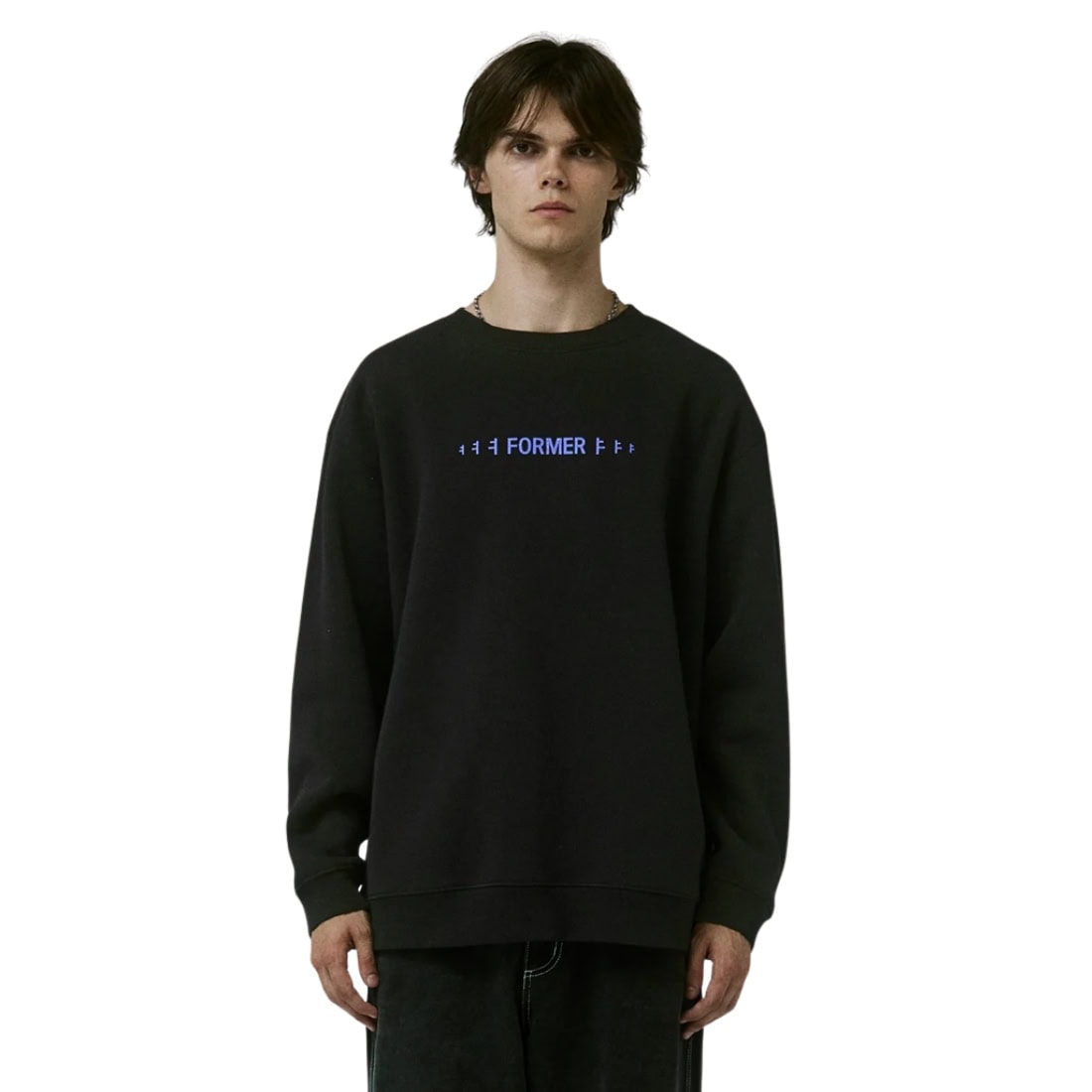 Former Envison Crew - Black - Mens Crew Neck Sweatshirt by Former