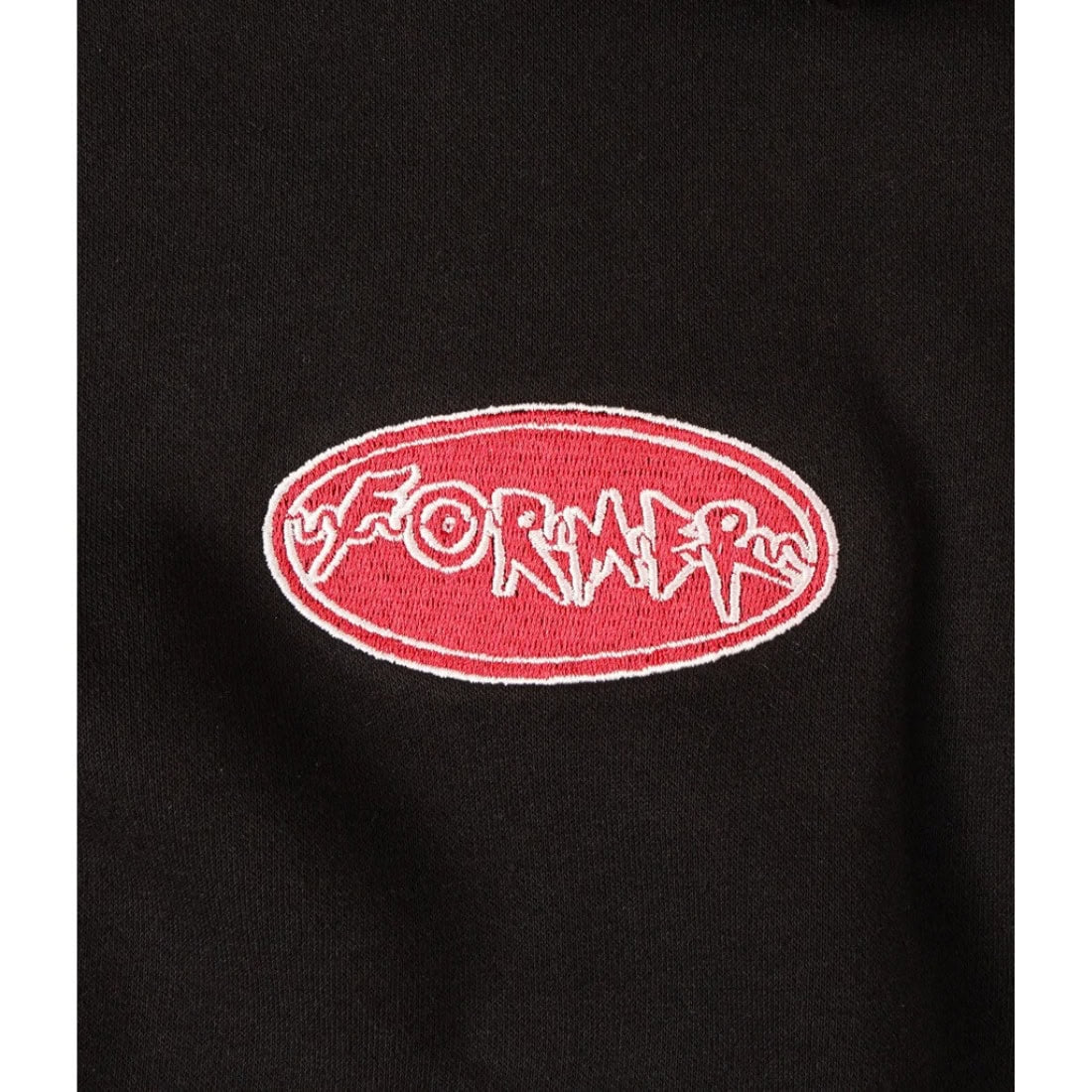 Former Flatline Hood - Black - Mens Pullover Hoodie by Former