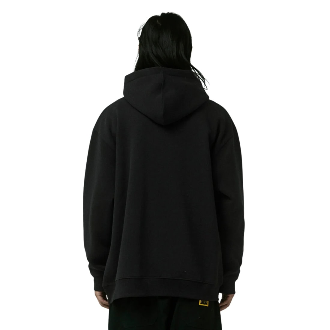 Former Flatline Hood - Black - Mens Pullover Hoodie by Former