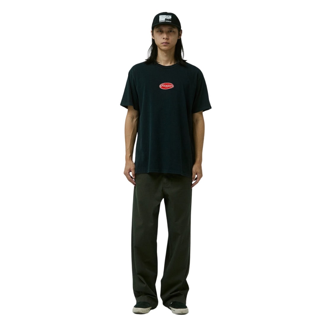 Former Flatline T-Shirt - Washed Black - Mens Graphic T-Shirt by Former