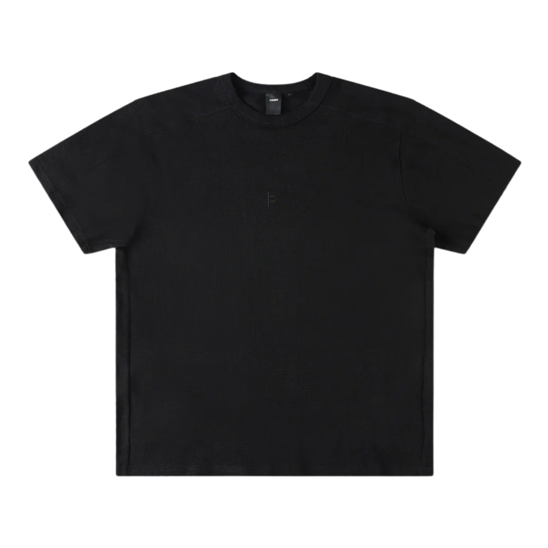 Former Franchise Waffle T-Shirt - Black - Mens Graphic T-Shirt by Former