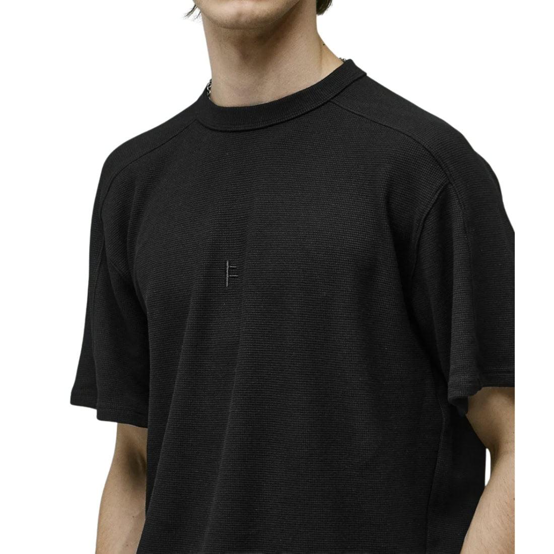 Former Franchise Waffle T-Shirt - Black - Mens Graphic T-Shirt by Former