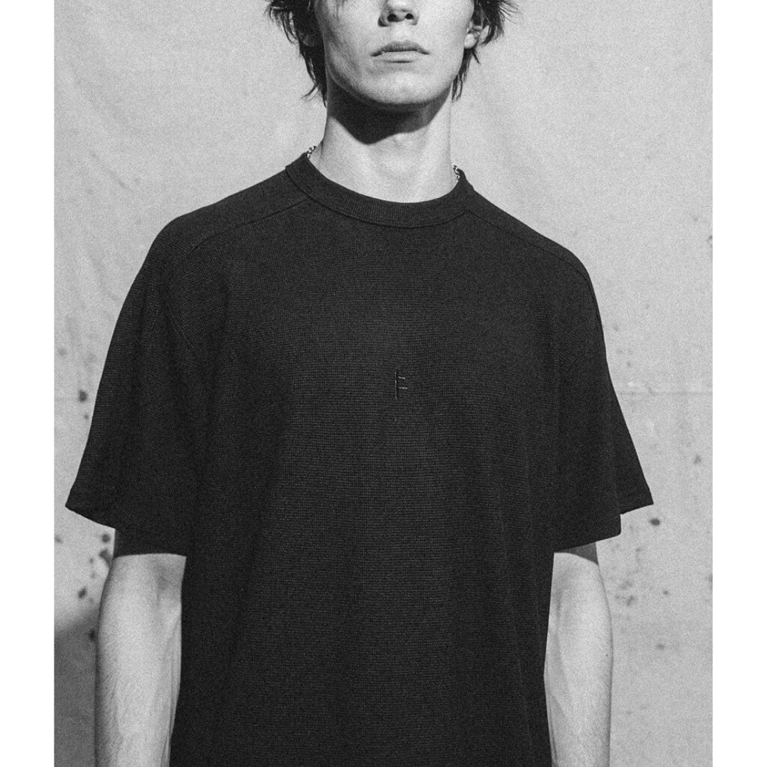 Former Franchise Waffle T-Shirt - Black - Mens Graphic T-Shirt by Former