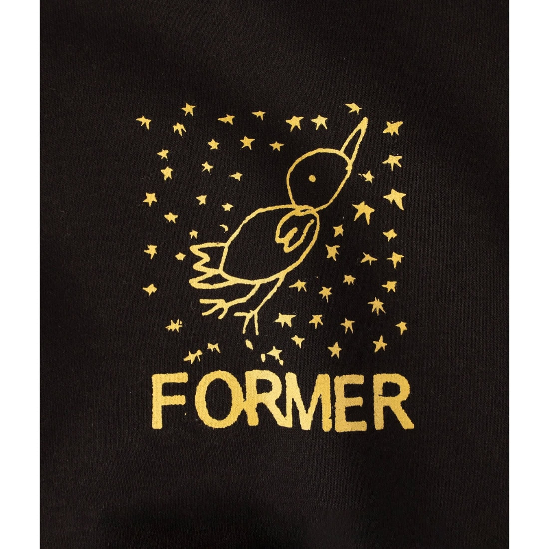 Former Free Crux Hood - Black - Mens Pullover Hoodie by Former