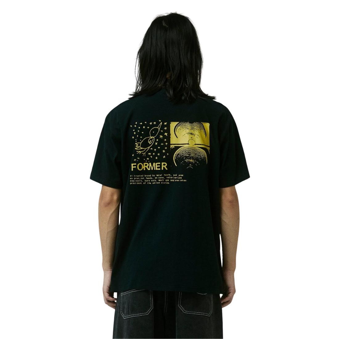 Former Free Crux T-Shirt - Black - Mens Graphic T-Shirt by Former