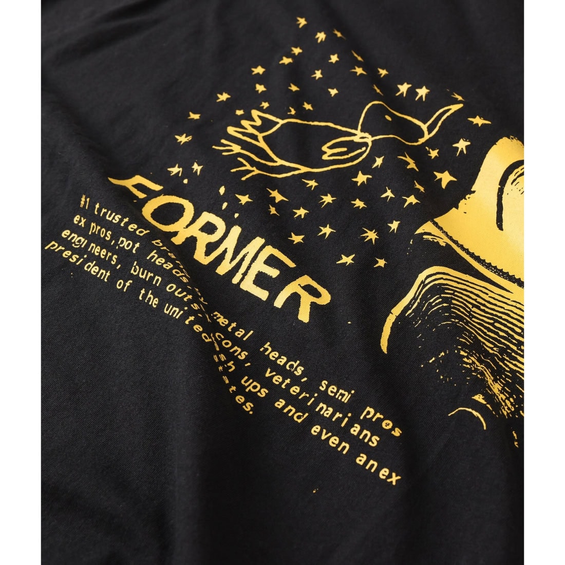 Former Free Crux T-Shirt - Black - Mens Graphic T-Shirt by Former