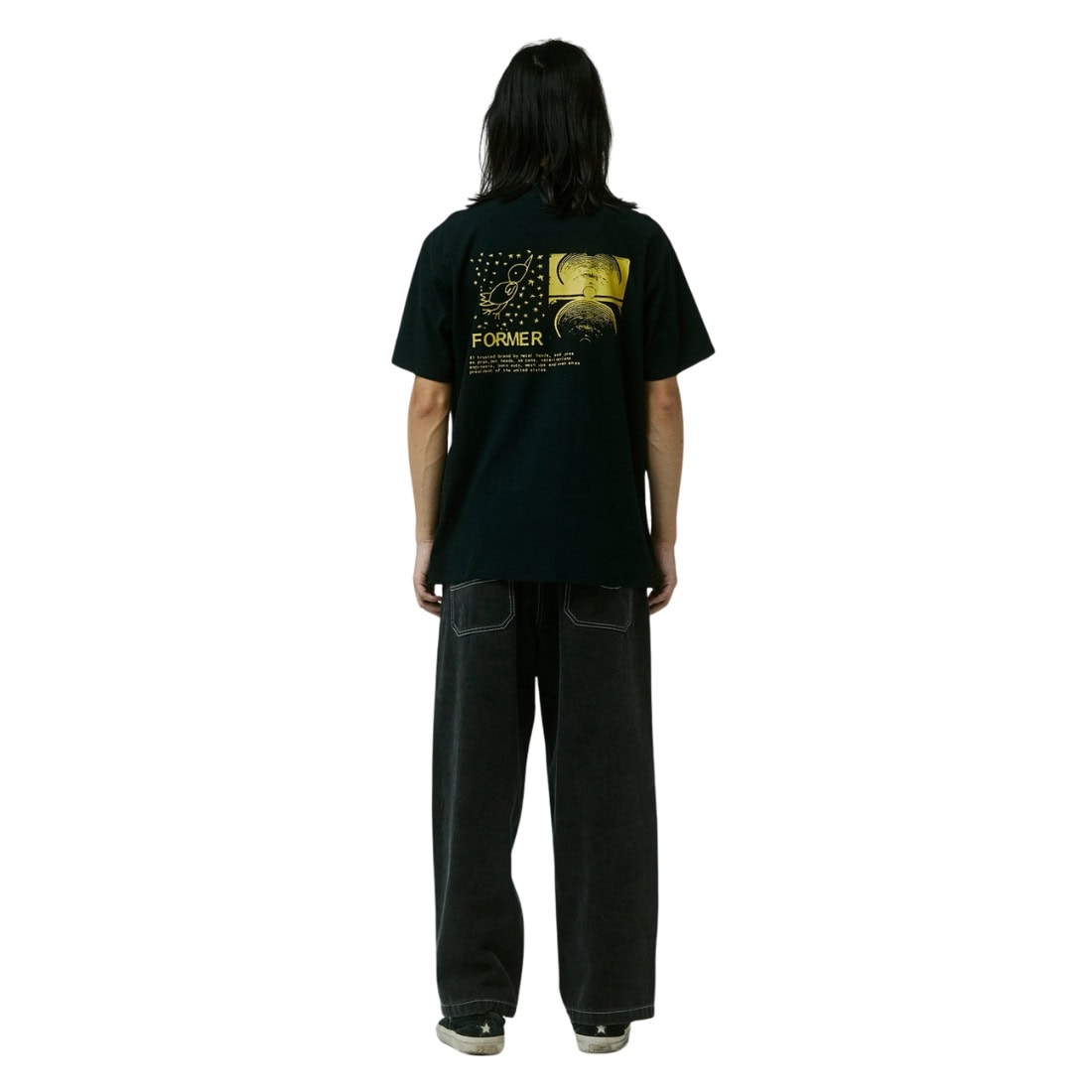 Former Free Crux T-Shirt - Black - Mens Graphic T-Shirt by Former