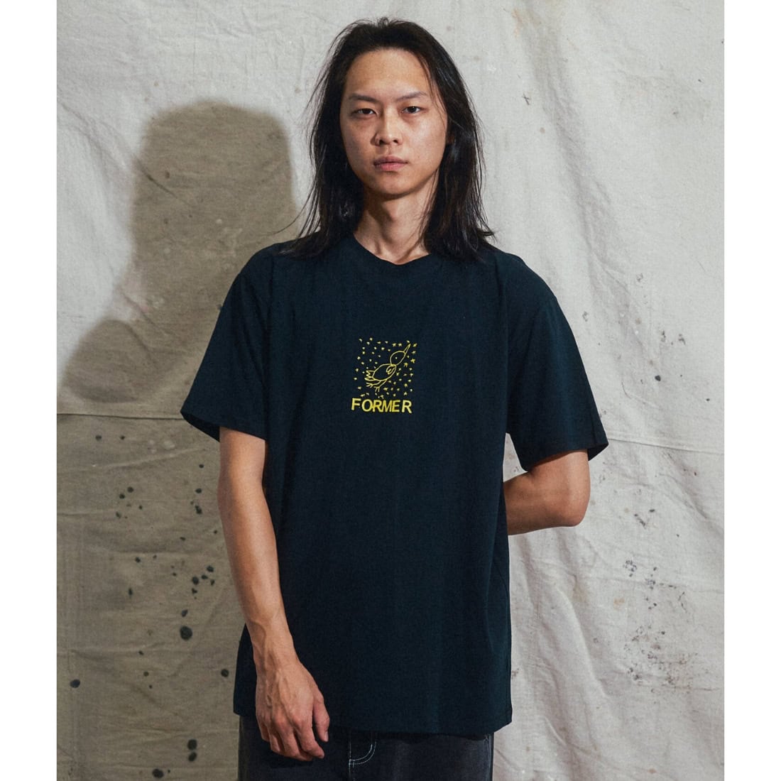 Former Free Crux T-Shirt - Black - Mens Graphic T-Shirt by Former