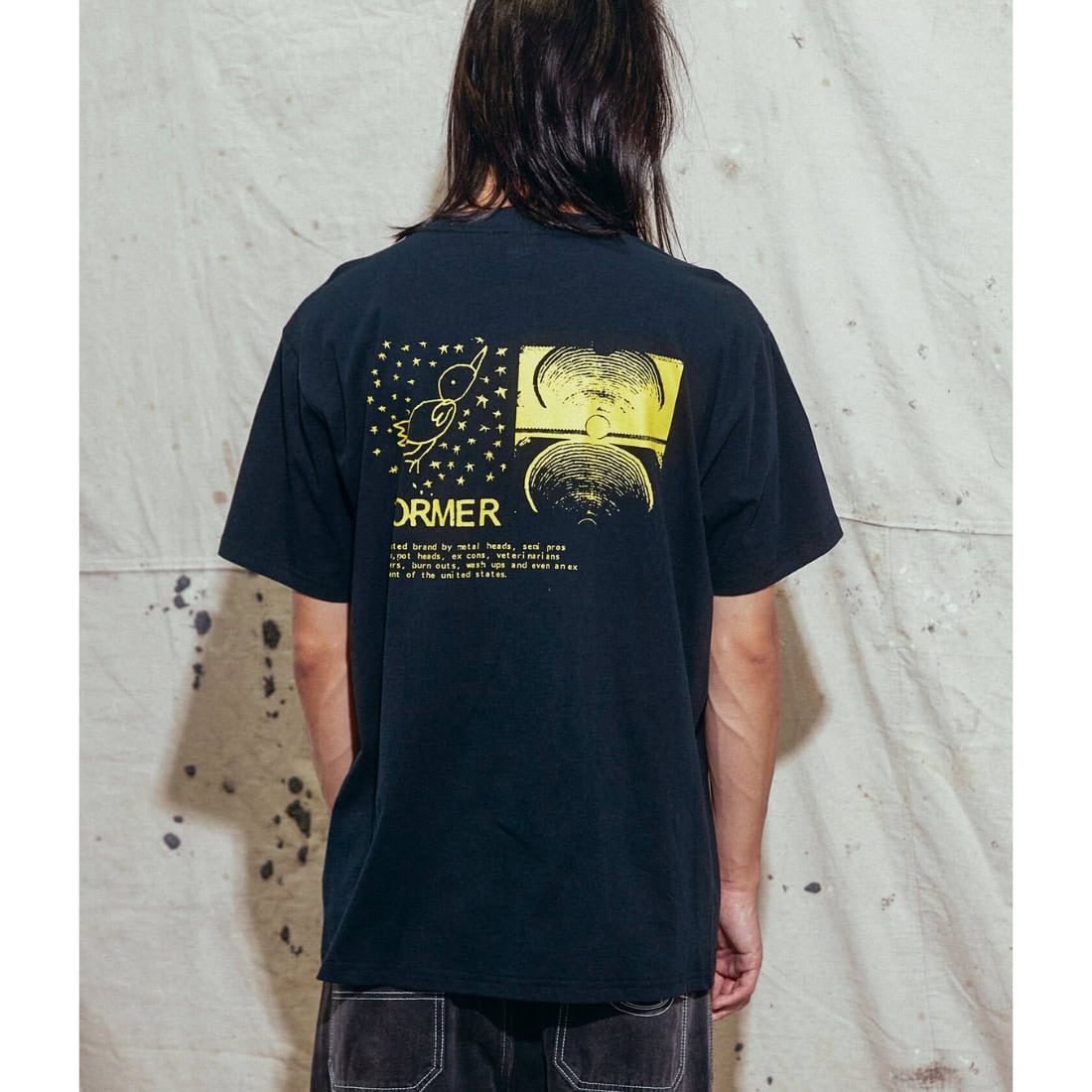 Former Free Crux T-Shirt - Black - Mens Graphic T-Shirt by Former
