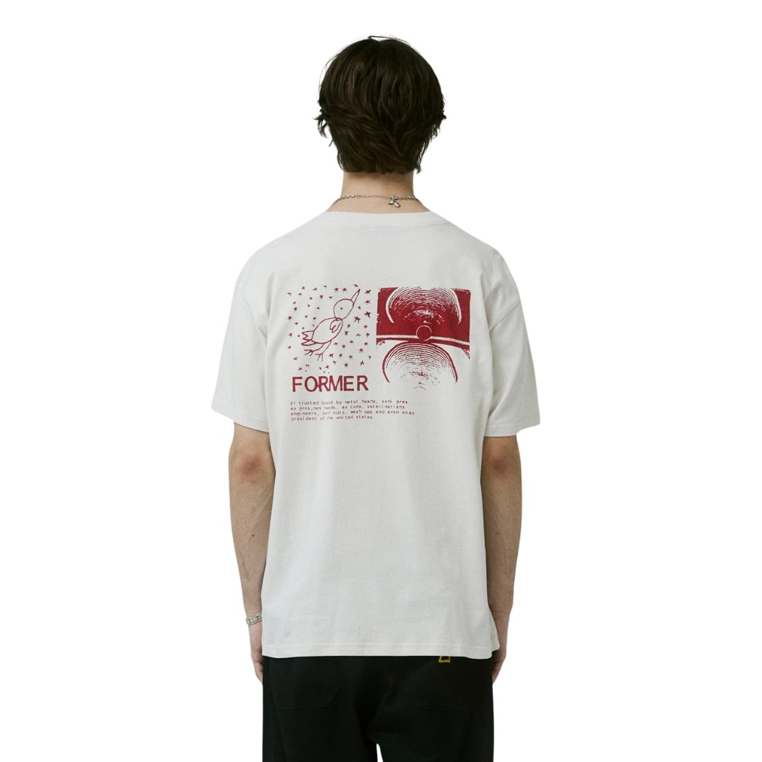 Former Free Crux T-Shirt - Bone - Mens Graphic T-Shirt by Former