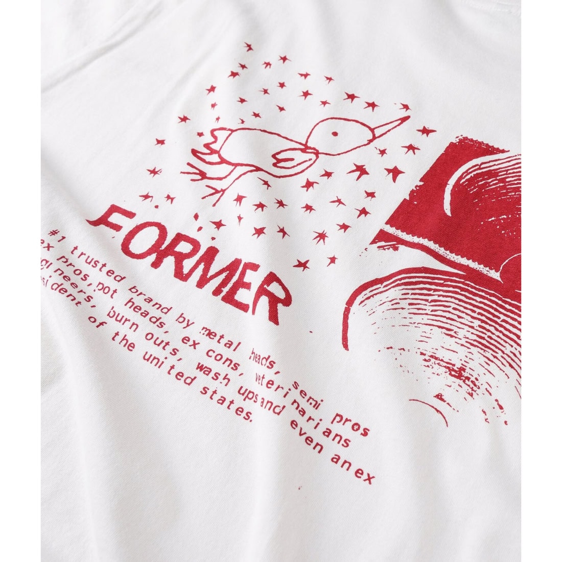 Former Free Crux T-Shirt - Bone - Mens Graphic T-Shirt by Former