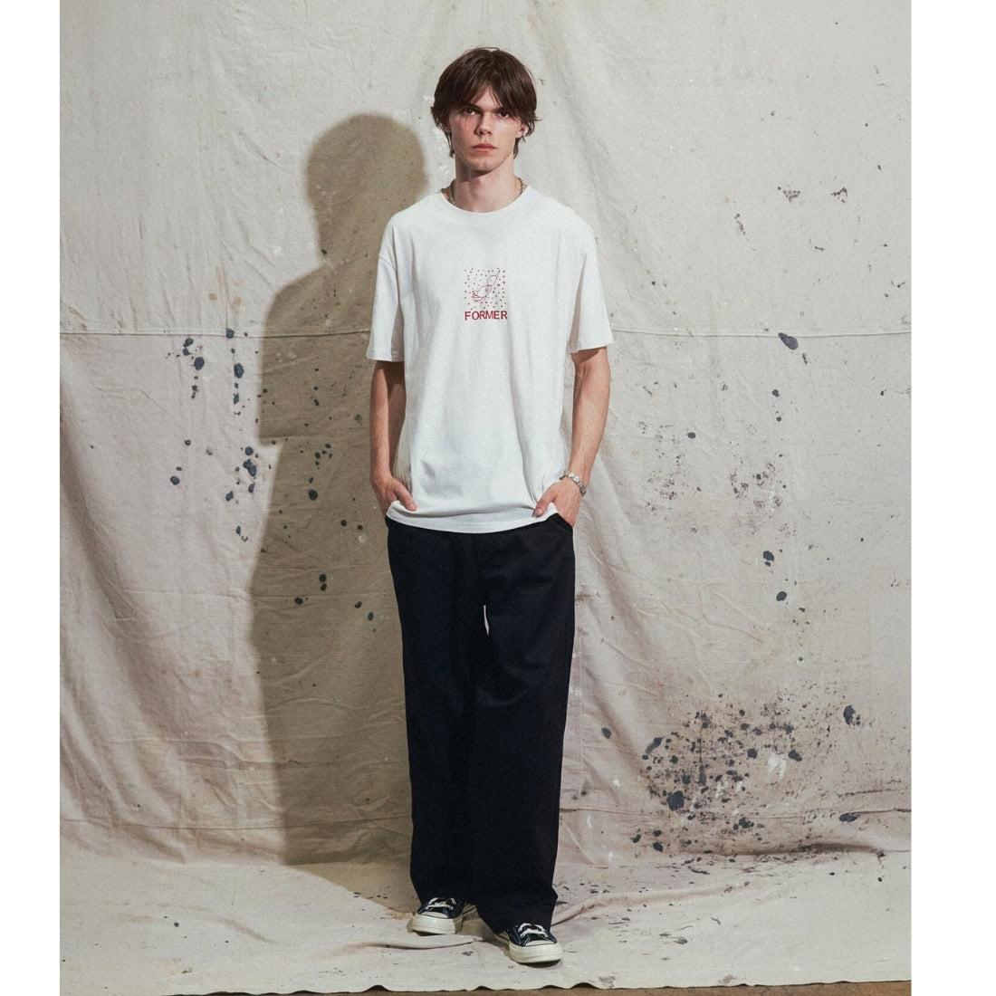 Former Free Crux T-Shirt - Bone - Mens Graphic T-Shirt by Former