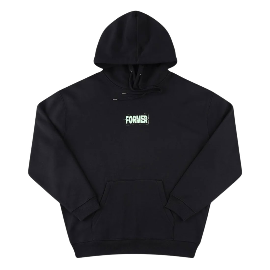 Former Furor Hood - Black - Mens Pullover Hoodie by Former