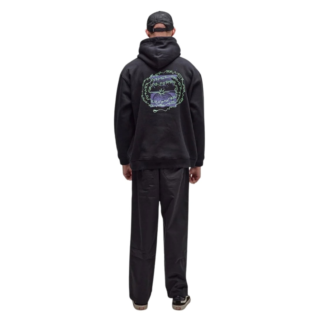 Former Furor Hood - Black - Mens Pullover Hoodie by Former