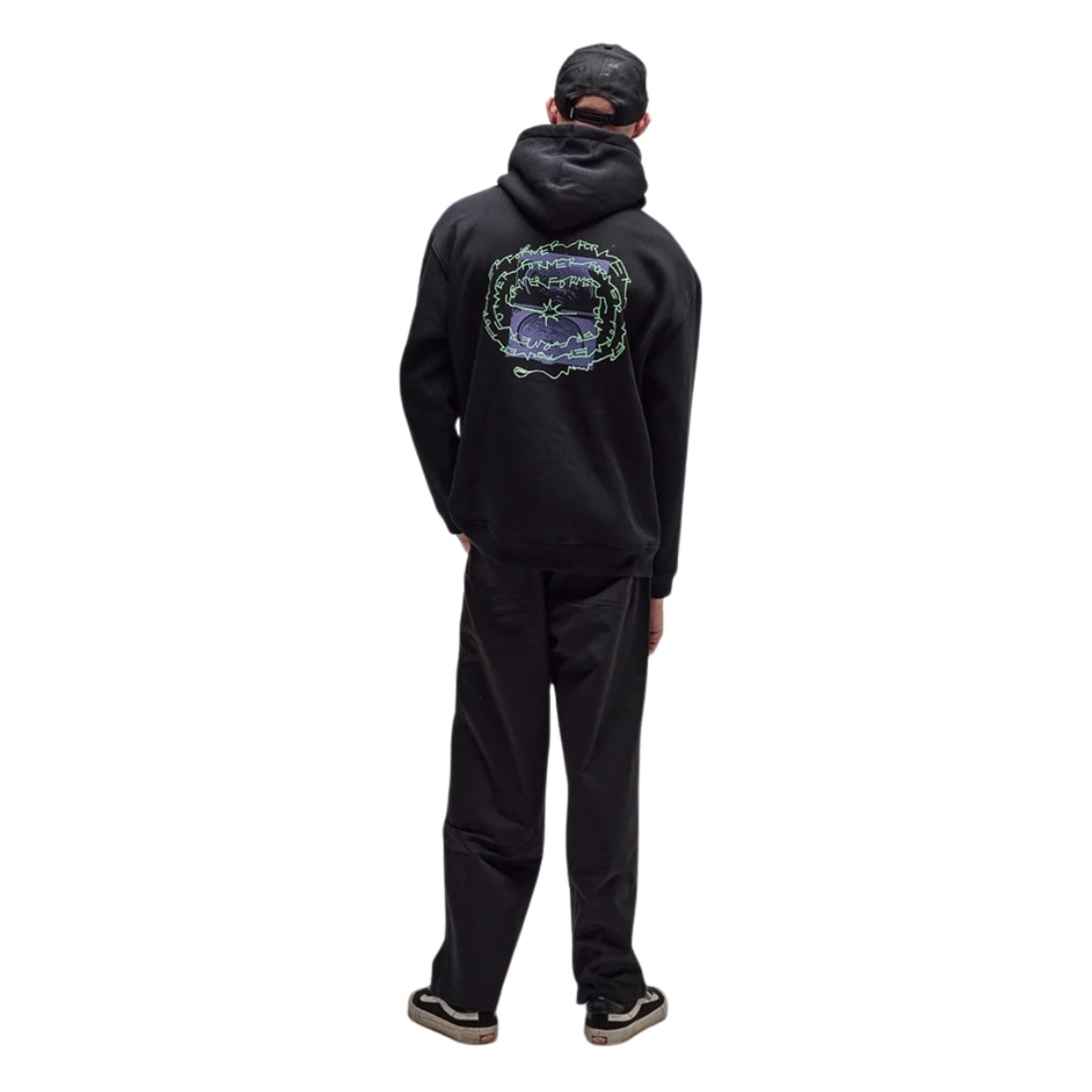 Former Furor Hood - Black - Mens Pullover Hoodie by Former