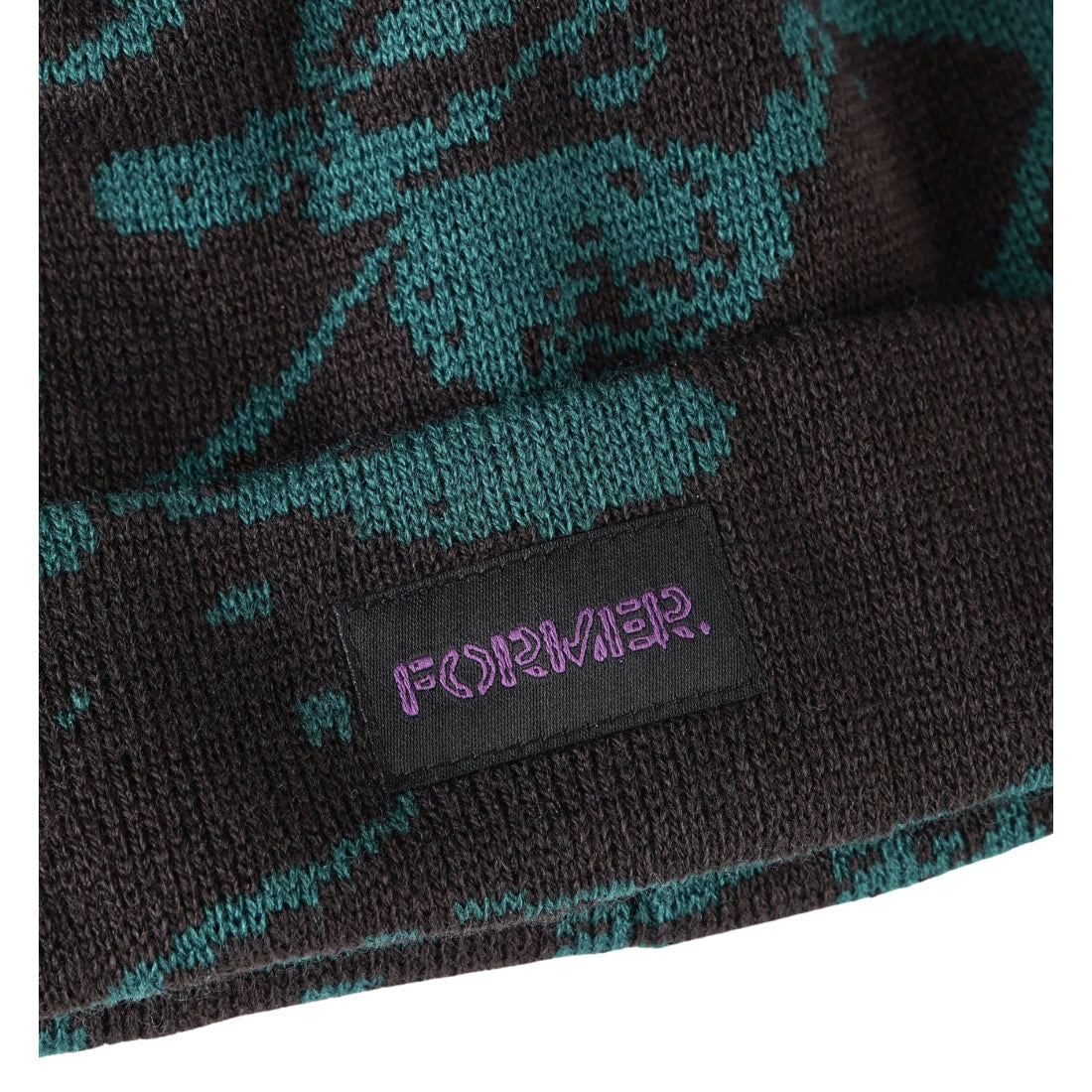 Former Global Mind Beanie - Petrol - Fold Beanie by Former