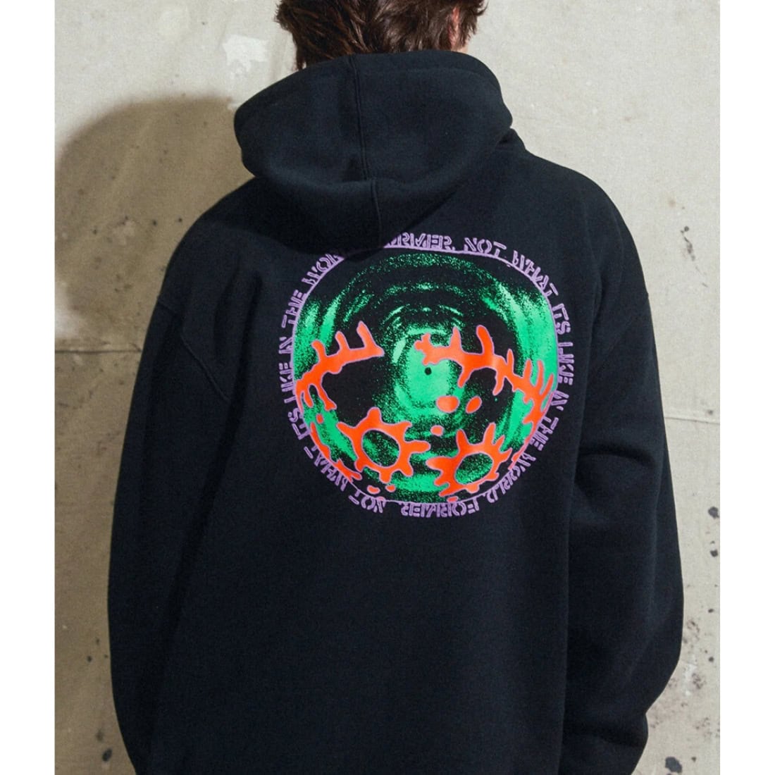 Former Global Mind Hood - Black - Mens Pullover Hoodie by Former