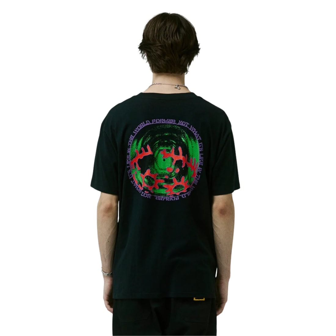 Former Global Mind T-Shirt - Black - Mens Graphic T-Shirt by Former
